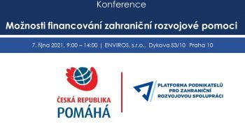 Konference “Možnosti financování zahraniční rozvojové spolupráce”